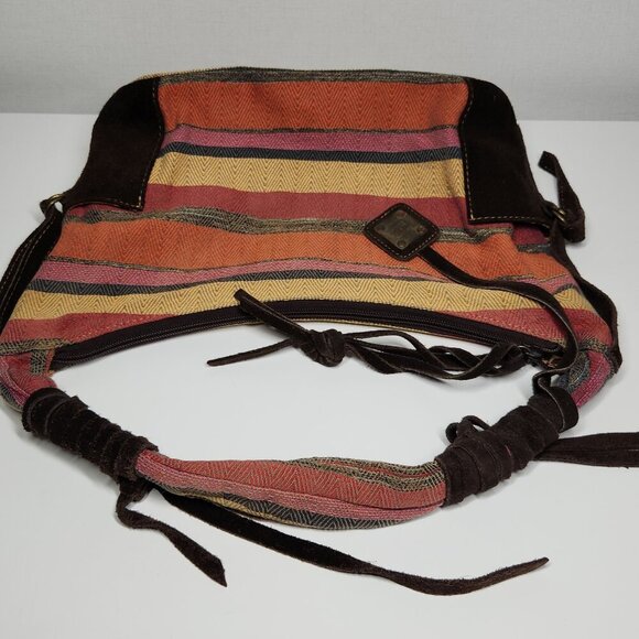 Boots N Bags Boho-Chic Striped Shoulder Bag - Picture 5 of 8